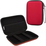 [아마존베스트]MoKo 7-Inch GPS Carrying Case, Portable Hard Shell Protective Pouch Storage Bag for Car GPS Navigator Garmin/Tomtom / Magellan with 7 Display - Red