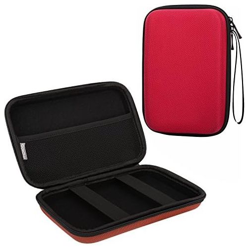  [아마존베스트]MoKo 7-Inch GPS Carrying Case, Portable Hard Shell Protective Pouch Storage Bag for Car GPS Navigator Garmin/Tomtom / Magellan with 7 Display - Red