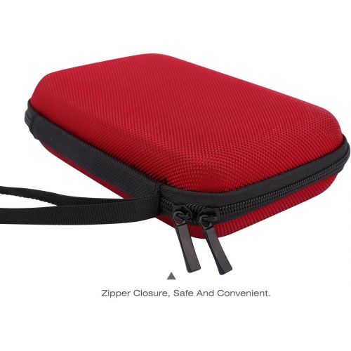  [아마존베스트]MoKo 7-Inch GPS Carrying Case, Portable Hard Shell Protective Pouch Storage Bag for Car GPS Navigator Garmin/Tomtom / Magellan with 7 Display - Red