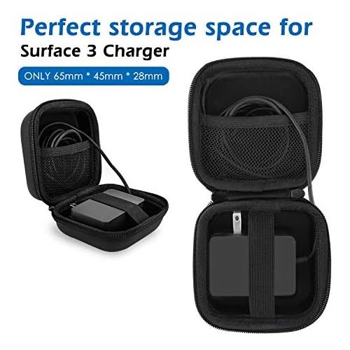  [아마존베스트]MoKo Power Adapter Case Bag, [Anti-scratch] Accessories Organizer Storage Carrying Bag Compatible with Apple MacBook Power Adapter, Surface 3 Power Charge, Magic Mouse, Earphones,