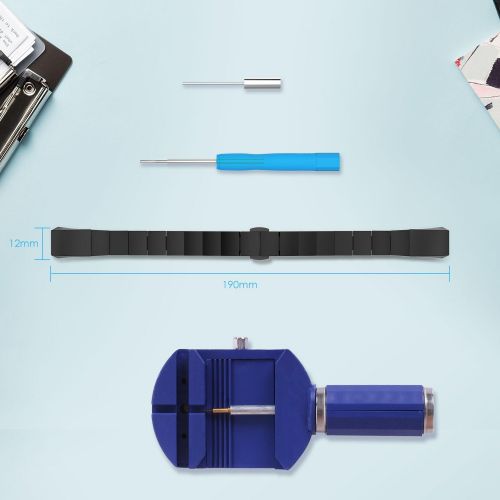  [아마존베스트]MoKo Band for Fitbit Alta HR and Alta, Stainless Steel Replacement Smart Watch Band Wrist Strap Bracelet with Butterfly Buckle Clasp for Fitbit Alta/Fitbit Alta HR, Fits 5.11-8.07