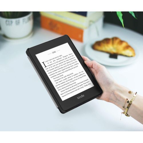  [아마존베스트]MoKo Case Fits Kindle Paperwhite (10th Generation, 2018 Releases), Thinnest Lightest Smart Shell Cover with Auto Wake/Sleep for Amazon Kindle Paperwhite 2018 E-Reader - Black