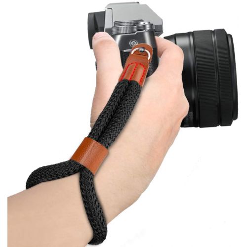  MoKo Camera Hand Wrist Strap, Cotton Adjustable Camera Hand Grip Strap Wristband Stability and Security for Fujifilm/Nikon/Canon/Sony/Olympus/Panasonic/SLR/DSLR Digital Cameras - B