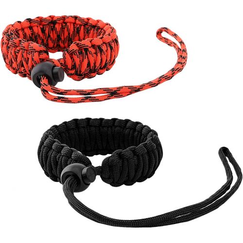  MoKo Universal Paracord [2 Pack], Nylon Braided Adjustable Camera Hand Grip Strap for Video Camcorder, Binoculars and Nikon/Canon/Sony/Minolta/Panasonic/SLR/DSLR Digital Cameras, B