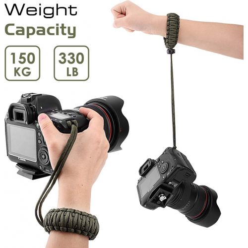  MoKo Universal Paracord [2 Pack], Nylon Braided Adjustable Camera Hand Grip Strap for Video Camcorder, Binoculars and Nikon/Canon/Sony/Minolta/Panasonic/SLR/DSLR Digital Cameras, B