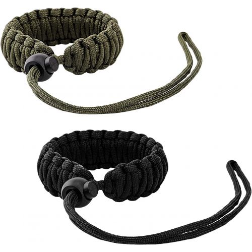  MoKo Universal Paracord [2 Pack], Nylon Braided Adjustable Camera Hand Grip Strap for Video Camcorder, Binoculars and Nikon/Canon/Sony/Minolta/Panasonic/SLR/DSLR Digital Cameras, B