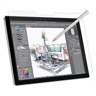 MoKo Like Paper Screen Protector for Microsoft Surface Pro 7 Plus/Pro 7/Pro 6/Pro 5/Pro 4/Pro LTE Tablet, Anti Reflection PET Film, Write Draw and Sketch with Surface Pen Like on P