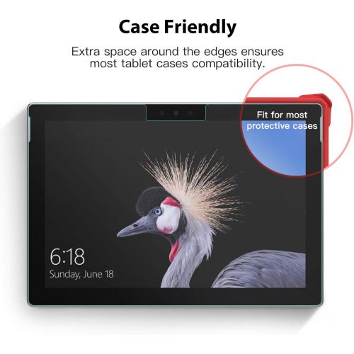  MoKo Like Paper Screen Protector for Microsoft Surface Pro 7 Plus/Pro 7/Pro 6/Pro 5/Pro 4/Pro LTE Tablet, Anti Reflection PET Film, Write Draw and Sketch with Surface Pen Like on P