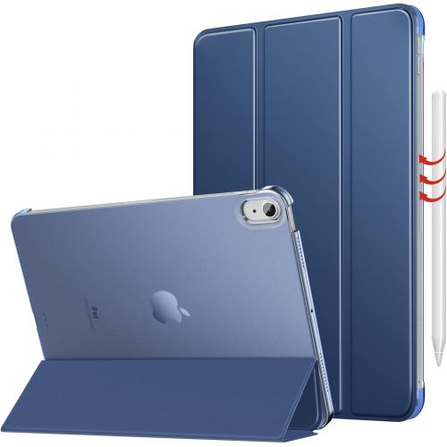  [아마존베스트]MoKo Case Fit New iPad Air 4th Generation 2020 - iPad Air 4 Case 10.9 inch Slim Lightweight Shell Stand Cover with Translucent Frosted Back Protector for iPad Air 4, Auto Wake/Slee