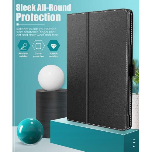  [아마존베스트]MoKo Case Compatible with All-New Kindle Fire HD 8 Tablet and Fire HD 8 Plus Tablet (10th Generation, 2020 Release),Slim Folding Stand Cover with Auto Wake/Sleep - Black