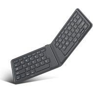 [아마존베스트]MoKo Wireless Bluetooth Keyboard, Ultra-Thin Foldable Rechargeable Keyboard for iPhone, iPad 9.7, iPad pro, Fire HD 10, Compatible with All iOS, Android and Windows Tablets Smartph