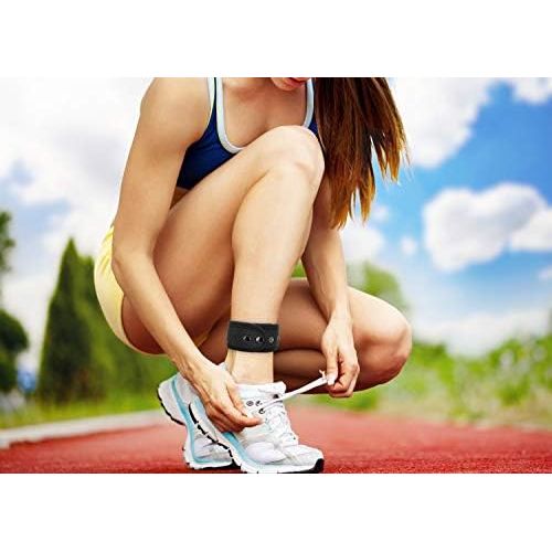  [아마존베스트]MoKo Sweatproof Ankle Strap Fit Fitbit Inspire/Inspire HR/Charge 2/Charge 3/Alta/Alta HR/Flex/Flex 2/Vivosmart HR, [2-Pack] Adjustable Fitness Tracker Ankle Band with Mesh Pouch -