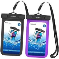 [아마존베스트]MoKo Waterproof Phone Pouch [2 Pack], Underwater Cellphone Case Dry Bag with Lanyard Armband Compatible with iPhone 11/11 Pro Max, X/Xs/Xr/Xs Max, 8/7/6s Plus, Galaxy S20/S10,S9 Pl