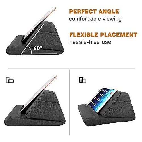  [아마존베스트]MoKo Tablet cushion stand, pillow holder for tablet up to 11 inch reading cushion for New iPad 10.2 inch 2020, New iPad Air 4 3 2, iPad Mini 5 4 3 2, iPad Pro 11 2020/2018, iPad 10