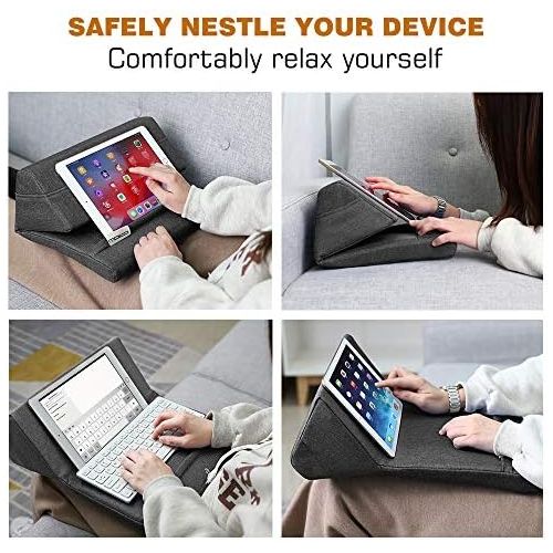  [아마존베스트]MoKo Tablet cushion stand, pillow holder for tablet up to 11 inch reading cushion for New iPad 10.2 inch 2020, New iPad Air 4 3 2, iPad Mini 5 4 3 2, iPad Pro 11 2020/2018, iPad 10