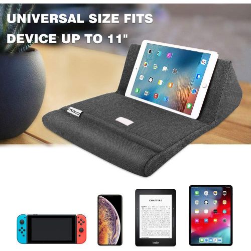  [아마존베스트]MoKo Tablet cushion stand, pillow holder for tablet up to 11 inch reading cushion for New iPad 10.2 inch 2020, New iPad Air 4 3 2, iPad Mini 5 4 3 2, iPad Pro 11 2020/2018, iPad 10