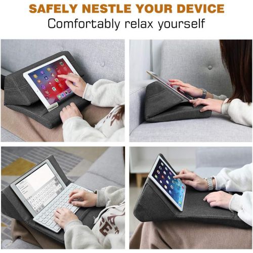  [아마존베스트]MoKo Tablet cushion stand, pillow holder for tablet up to 11 inch reading cushion for New iPad 10.2 inch 2020, New iPad Air 4 3 2, iPad Mini 5 4 3 2, iPad Pro 11 2020/2018, iPad 10