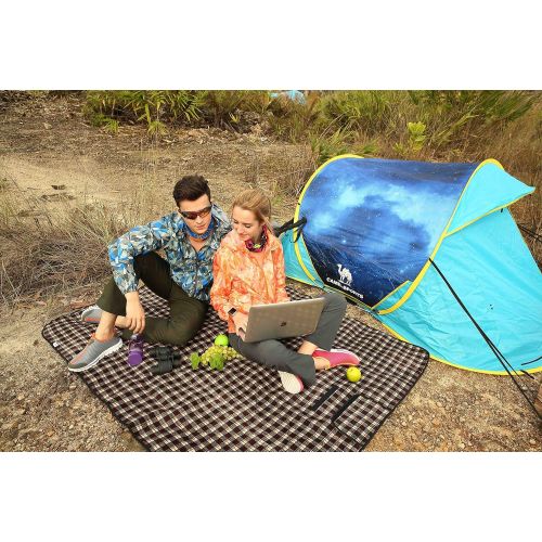  MoKo CAMEL CROWN Outdoor Adventure Waterproof Breathable Four Seasons Mountaineering 2 Person Automatic Tent