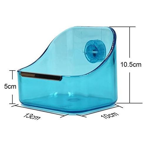  MoMaek Small Animal Supplies Plastic Pet Rabbit/Guinea Pig/Galesaur/Hamster Grass/Food/Water Double Use Container/Feeder/Bowl/Dish