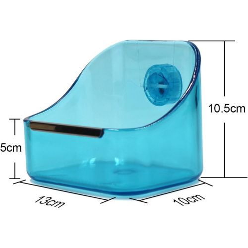  MoMaek Small Animal Supplies Plastic Pet Rabbit/Guinea Pig/Galesaur/Hamster Grass/Food/Water Double Use Container/Feeder/Bowl/Dish