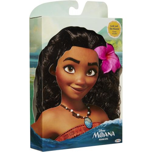 디즈니 Disney Moana Wig with Plumeria Flower