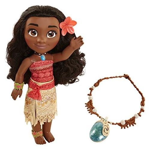 디즈니 Disney Moana Adventure With Magical Seashell Necklace Doll