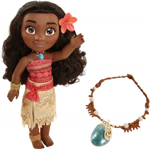 디즈니 Disney Moana Adventure With Magical Seashell Necklace Doll