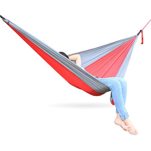  Moange Nylon Parachute Hammock Outdoor Double Hammock Outdoor Camping 260140CM