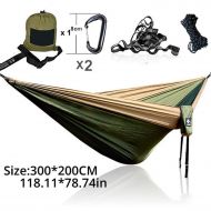 Moange 2 People Hammock 2018 Camping Survival Garden Hunting Leisure Travel Double Person Portable Parachute Hammocks