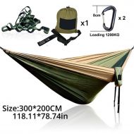 Moange Outdoor Parachute Hammock 32m 2.61.4 Cot Camping Bed Mahogany Hammock Portable Outdoor Sleeping Hammock