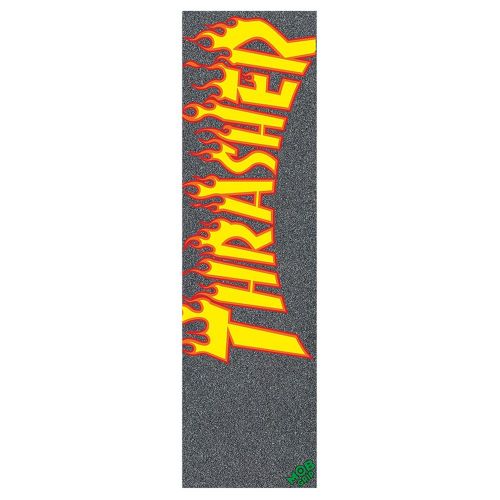  Mob Grip Mob Thrasher Flame Logo Skateboard Griptape