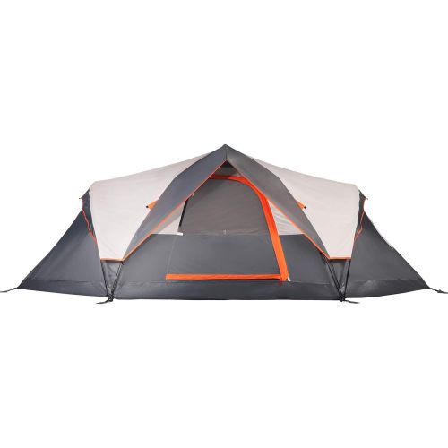 Mobihome 6 Person Tent Family Camping Quick Setup, Instant Extended Pop Up Dome Tents Outdoor, with Water Resistant Rainfly and Mesh Roofs & Door & Windows 13.5 x 7