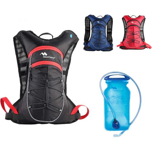  Mobihome Insulated Hydration Backpack for Running, Hiking & Cycling with 2L Water Backpacks BPA Free Bite Valve, Lightweight Sport Daypack Keeps Liquid Cool up to 4 Hours
