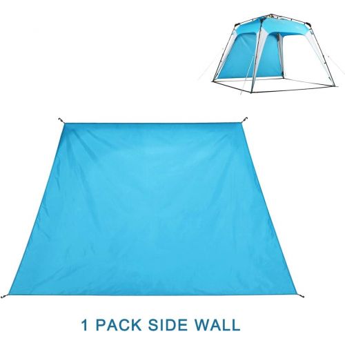  Mobihome Sunwall for Instant Canopy Shade Tent 8.2 X 8.2, Detachable Flap Sun Shade Side Wall Accessory to Block Sun, Wind, and Rain, 1 Pack Sidewall Only