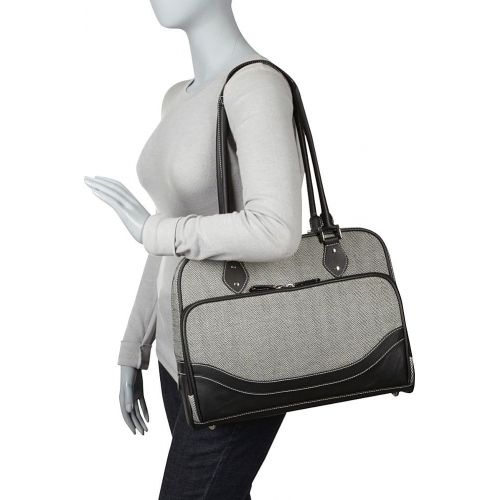  Mobile Edge Classic Herringbone Laptop Tote (Large)- 16PC  17MacBook Pro