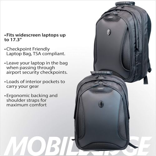  Mobile Edge ME-AWBP2.0 Alienware Orion ScanFast Checkpoint Friendly 17.3-Inch Backpack