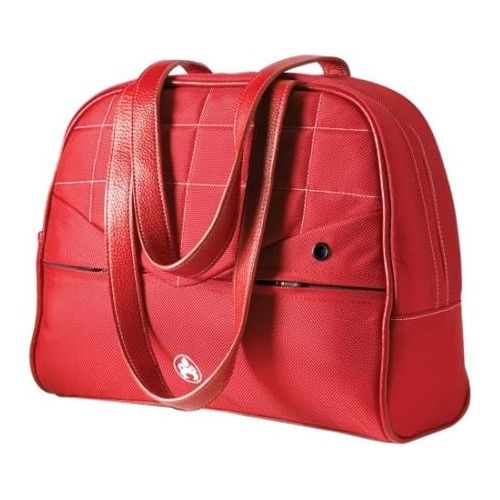  Mobile Edge Sumo 15.4 Inch Laptop Purse - Red with White Stitching