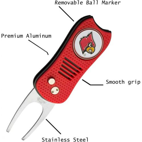  Mobile Pro Shop Switchblade Divot Repair Tool with Logo Printed Removable Magnetic Ball Marker-Best Divot Fixer