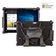 MobileDemand, LC MobileDemand Military Drop-Tested Premium Rugged Case for Microsoft Surface Pro LTE/4/2017 , Black