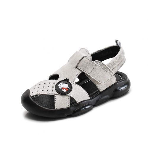  Mobnau Cute Leather Skidproof Boys Toddler Kids Summer Sandals