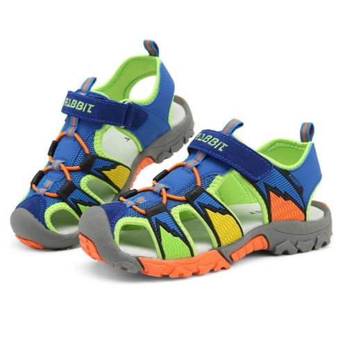  Mobnau Leather Athletic Hiking Sandles Sandals for Boys