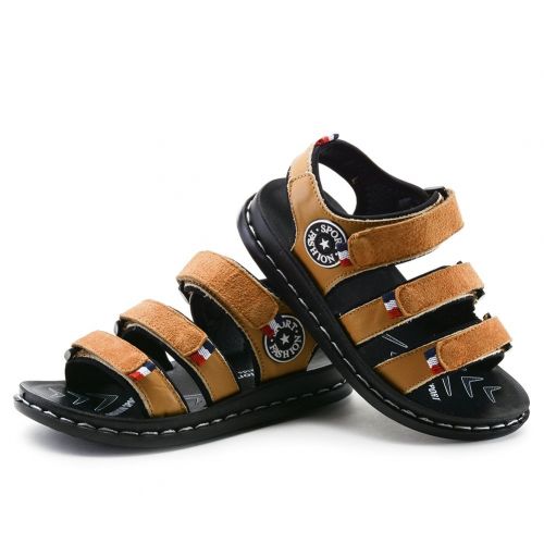  Mobnau Walking Leather Summer Beach Sandals for Boys Sandles