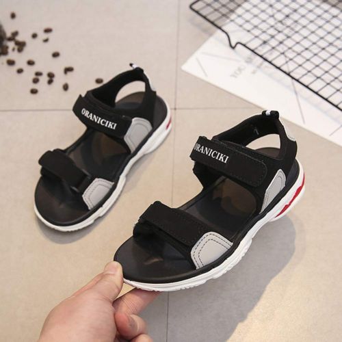  Mobnau Leather Hiking Walking Anti-Skid Sandles Boys Sandals for Kids