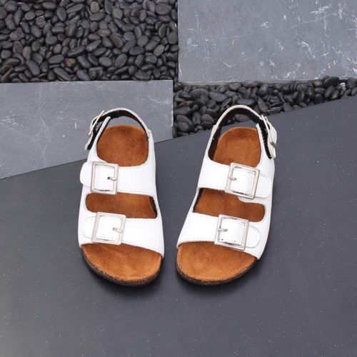  Mobnau Anti-Skid Summer Leather Toddler Sandals for Kids Boys Sandles