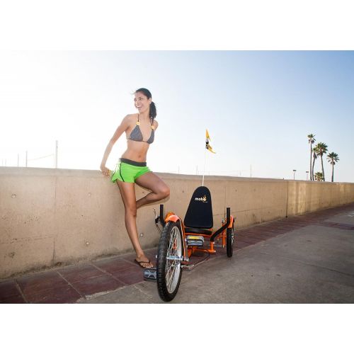  Mobo Cruiser Mobo Triton Pro Adult Tricycle for Men & Women. Beach Cruiser Trike. Pedal 3-Wheel Bike
