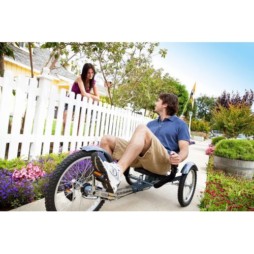  Mobo Cruiser Mobo Shift 3-Wheel Recumbent Bicycle Trike. Worlds 1st Reversible Adult Tricycle Bike