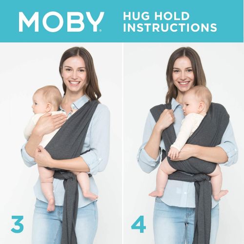  Moby Wrap Baby Carrier | Evolution | Baby Wrap Carrier for Newborns & Infants | #1 Baby Wrap | Baby Gift | Keeps Baby Safe & Secure | Adjustable for All Body Types | Perfect for Mo