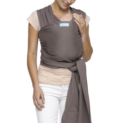  [아마존베스트]MOBY Moby Classic Baby Wrap (Slate) - Baby Wearing Wrap for Parents On The Go - Baby Wrap Carrier for...