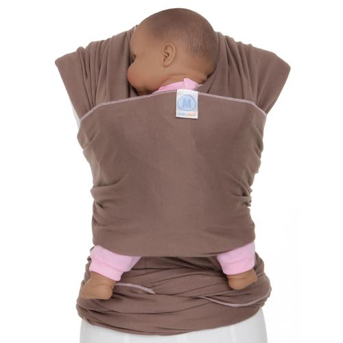  Moby Wrap Original 100% Cotton Baby Carrier, Cafe