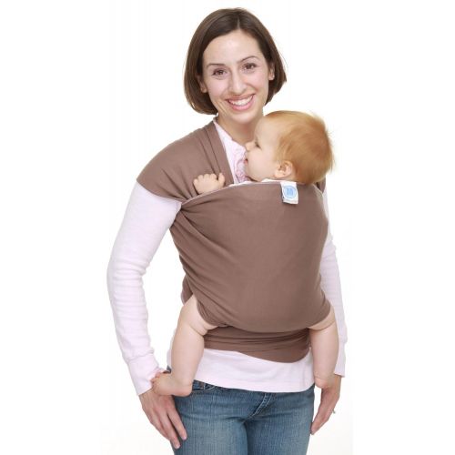  Moby Wrap Original 100% Cotton Baby Carrier, Cafe